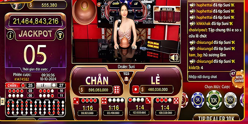 Cá cược tài xỉu uy tín tại Sunwin