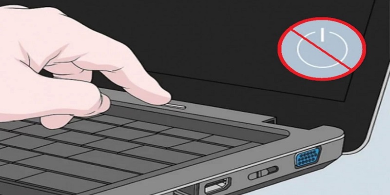 Dấu hiệu của laptop không tắt nguồn hoàn toàn