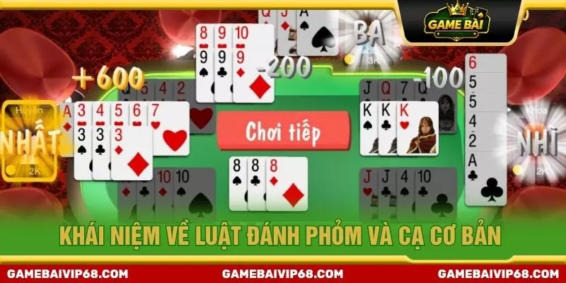 Khái niệm về luật đánh phỏm và cạ cơ bản