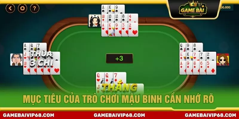 Mục tiêu của trò chơi mậu binh cần nhớ rõ