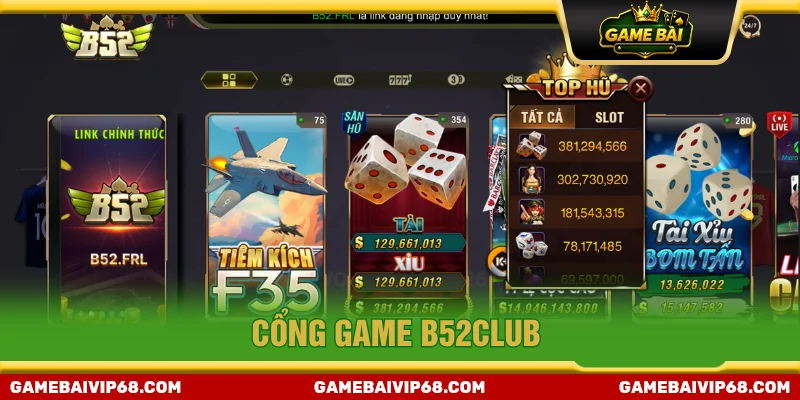 Cổng game uy tín B52CLUB minh bạch