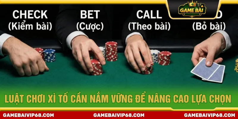 Luật chơi xì tố trong ván cược tối ưu lựa chọn