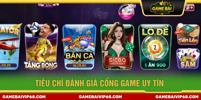 Những tiêu chí đánh giá một cổng game uy tín